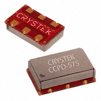 Crystek Corporation - CCPD-575X-20-125.000 - OSC 125.000MHZ 3.3V LVPECL SMD