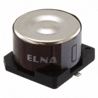 Elna America - DVS-3R6D334T-R5 - CAP 330MF 3.6V SURFACE MOUNT