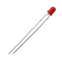Everlight Electronics Co Ltd - MV57640 - LED RED DIFF 3MM ROUND T/H