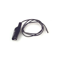 E-Z-Hook - 9172-24 BLK - PATCHCORD SQ SCKT-ALLIG CLIP BLK