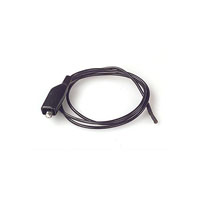 E-Z-Hook - 9173-24 BLK - PATCHCORD SQ SCKT-ALLIG CLIP BLK