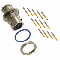 ITT Cannon, LLC - MKJ3A7F8-13SN - CONN RCPT 13POS JAM NUT W/SKTS