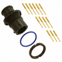 ITT Cannon, LLC - MKJ3A7W8-13PN - CONN RCPT 13POS JAM NUT W/PINS