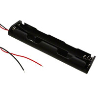 MPD (Memory Protection Devices) - BH34AAW - HOLDER BATT 4-AA 6" WIRE LEADS