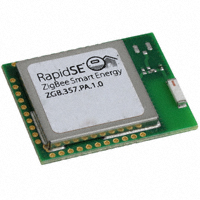 MMB Networks - Z357PA10-SMT-P-PC - RF TXRX MODULE 802.15.4 CHIP ANT