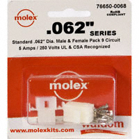Molex Connector Corporation - 76650-0068 - KIT CONN STD .062" 9 CIRCUITS