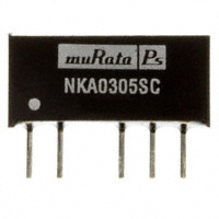 Murata Power Solutions Inc. - NKA0305SC - CONV DC/DC 1W 3.3VIN 5V SIP DL