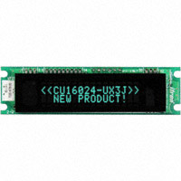 Noritake Company Inc. - CU16024-UX3J - VFD CHARACTER 16X2 3.57MM
