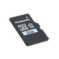 Panasonic Electronic Components - RP-SMLE08DA1 - MEM CARD MICROSDHC 8GB CLS10 MLC
