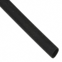 Qualtek - Q2-F-3/64-01-QB48IN-25 - HEATSHRNK POLY 3/64" BLK 4'