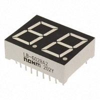Rohm Semiconductor - LB-602BA2 - DISPLAY 7SEG 14.3MM 2DGT BLUE CA