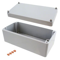 Rose Enclosures - 011020080 - BOX ALUM GRAY 7.87"L X 3.94"W