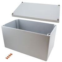 Rose Enclosures - 012340230 - BOX ALUM GRAY 15.75"L X 9.06"W