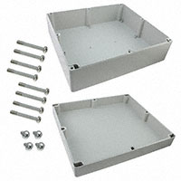 Rose Enclosures - 094036150 - BOX ABS GRAY 15.75"L X 14.17"W