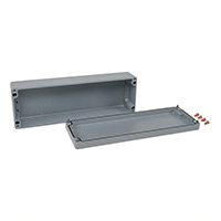 Rose Enclosures - 011236080 - BOX ALUM GRAY 14.17"L X 4.72"W
