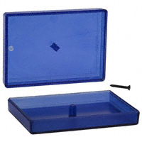 Serpac - C10,TRBL - BOX ABS TRN BLUE 2.3"L X 3.25"W