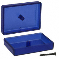 Serpac - C6,TRBL - BOX ABS TRN BLUE 2.26"L X 1.61"W