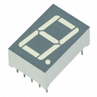 SunLED - XDMYK14A - DISPLAY 14.2MM YELLOW 1DIGIT CA