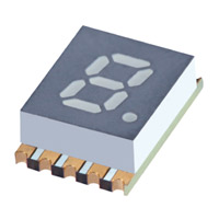 SunLED - XZFVG05C - DISPLAY 0.2" 1DIGIT GREEN CC SMD