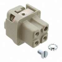 TE Connectivity AMP Connectors - 1-1103401-1 - INSERT FEMALE 3POS+1GND SCREW
