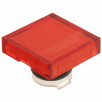TE Connectivity ALCOSWITCH Switches - 64S2 - LENS SET SQUARE RED 3PCS