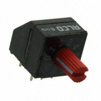 TE Connectivity ALCOSWITCH Switches - 1825008-6 - SWITCH ROTARY DIP BCD 0.40VA 20V