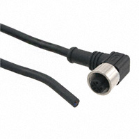 TE Connectivity AMP Connectors - 1838256-3 - CONN FMALE M12 4POS R/A 5M CABLE