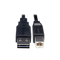 Tripp Lite - UR022-001 - USB A-MALE TO B-MALE CABLE 1'