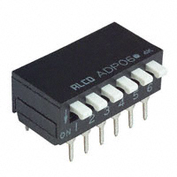 TE Connectivity ALCOSWITCH Switches - ADP06 - SWITCH PIANO DIP SPST 100MA 24V