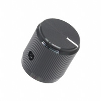 TE Connectivity ALCOSWITCH Switches - KB700B1/4 - SWITCH KNOB STRGHT 0.75" BLACK
