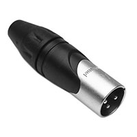 Amphenol Sine Systems Corp - AX3M - CONN RCPT MALE XLR 3POS SILVER