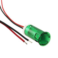 APEM Inc. - QS123XXG12 - INDICATOR 12MM FIXED GR 12V WIRE