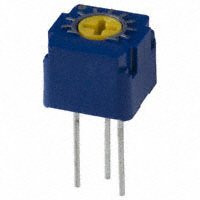 Copal Electronics Inc. - CT6EW102 - TRIMMER 1K OHM 0.5W TH