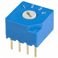 Copal Electronics Inc. - S-2050 - SWITCH ROTARY DIP SP4T 100MA 5V